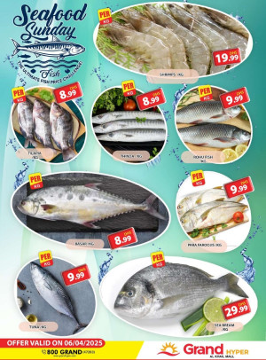 Seafood Sunday - Grand Hyper Al Khail Mall