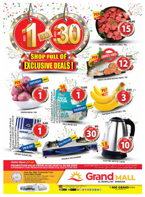 Shop Full Of Exclusive Deals - Grand Mall Sharjah