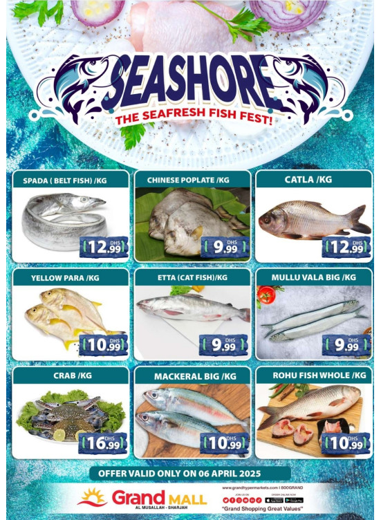 Seafood Sunday - Grand Mall Sharjah