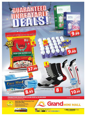 Guaranteed Unbeatable Deals - Grand Mini Mall