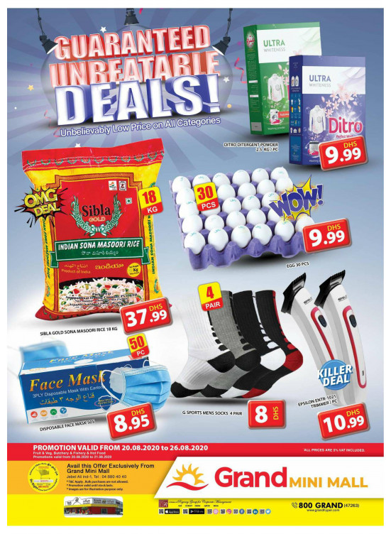 Guaranteed Unbeatable Deals - Grand Mini Mall
