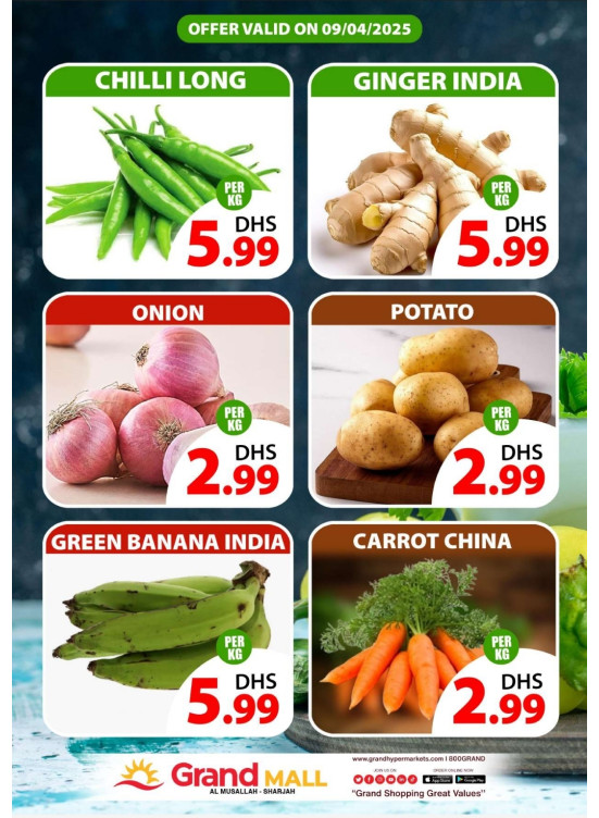 Veggie Wednesday - Grand Mall Sharjah