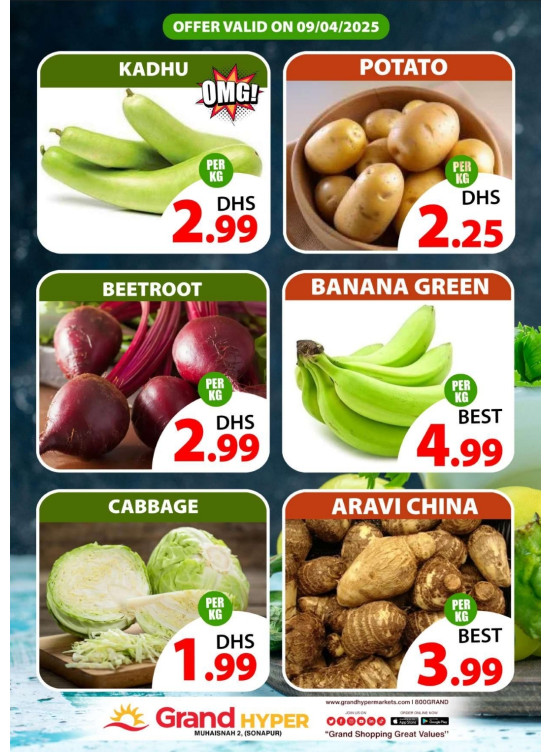 Veggie Wednesday - Grand Hyper Muhaisnah