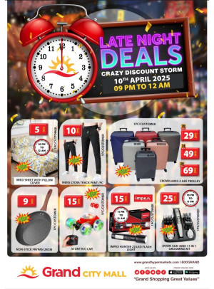 Late Night Deal - Grand City Mall