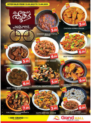 Indian Food Deals - Grand Mall Sharjah