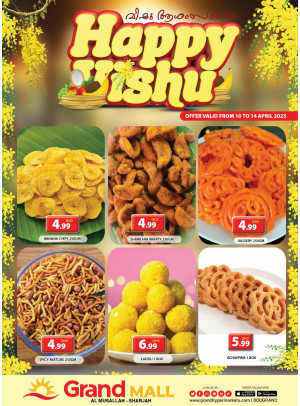 Happy Vishu - Grand Mall Sharjah
