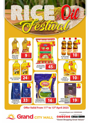 Rice & Oil Festival - Grand City Mall