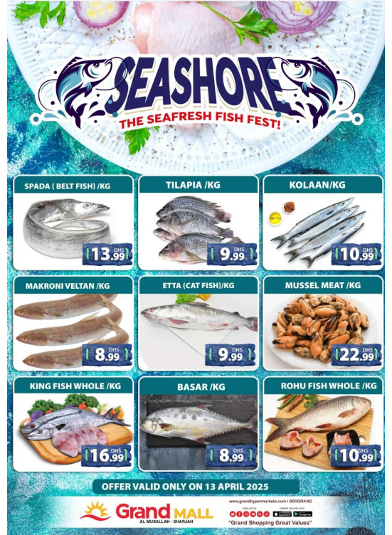 Seafood Sunday - Grand Mall Sharjah