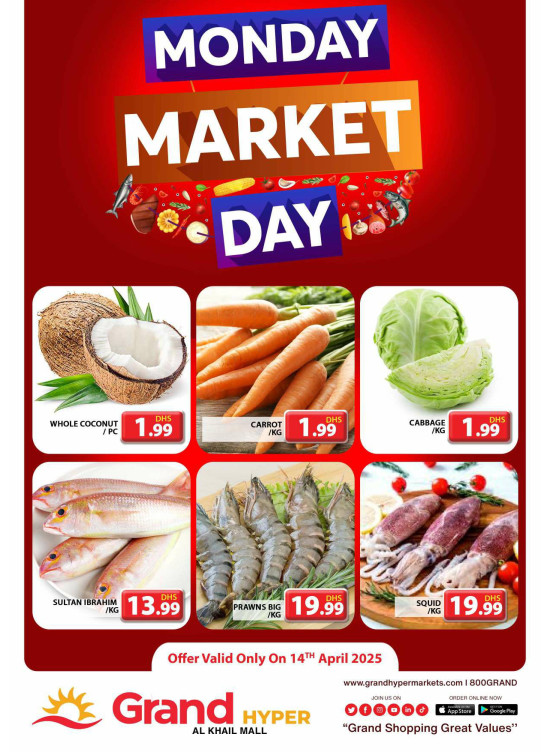 Monday Market Day - Grand Hyper Al Khail Mall