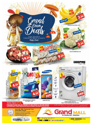 Grand Onam Deals - Grand Mall Sharjah