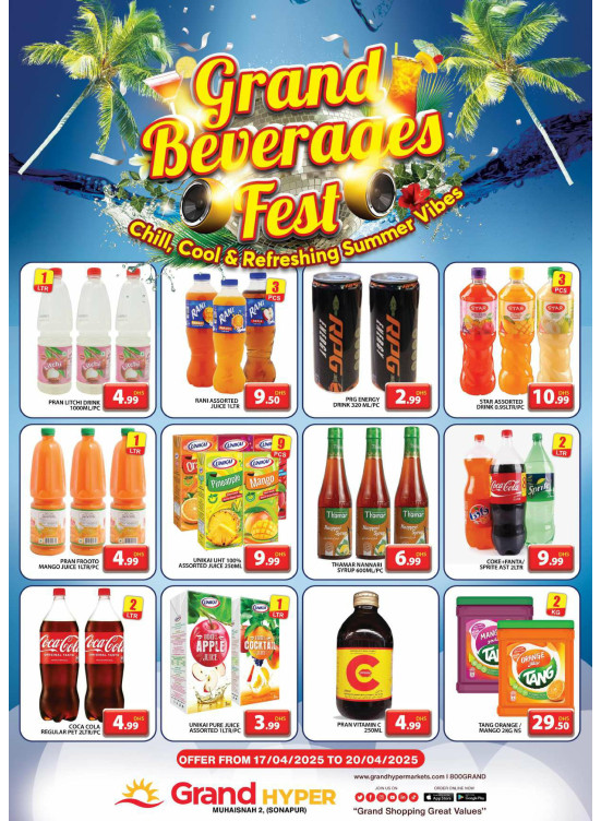 Grand Beverages Feast - Grand Hyper Muhaisnah