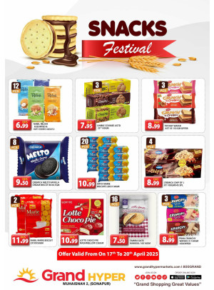 Snacks Festival - Grand Hyper Muhaisnah