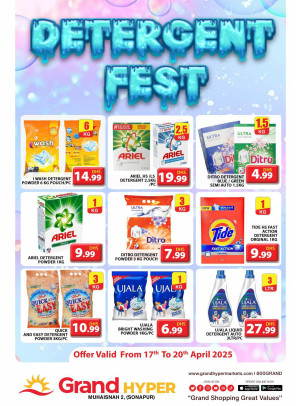 Detergent Fest - Grand Hyper Muhaisnah