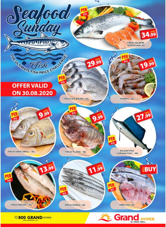 Seafood Sunday - Grand Hyper Al Khail Mall
