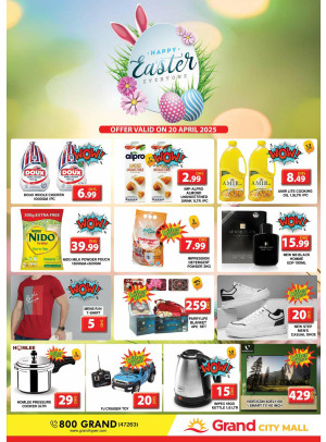 Happy Easter Deals - Grand City Mall