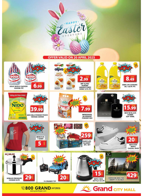 Happy Easter Deals - Grand City Mall
