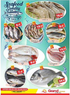 Seafood Sunday - Grand Hyper Al Khail Mall
