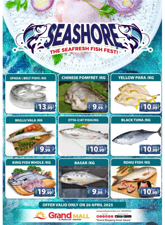 Seafood Sunday - Grand Mall Sharjah