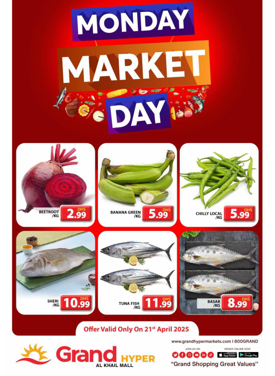 Monday Market Day - Grand Hyper Al Khail Mall