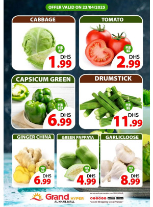 Veggie Wednesday - Grand Hyper Al khail Mall