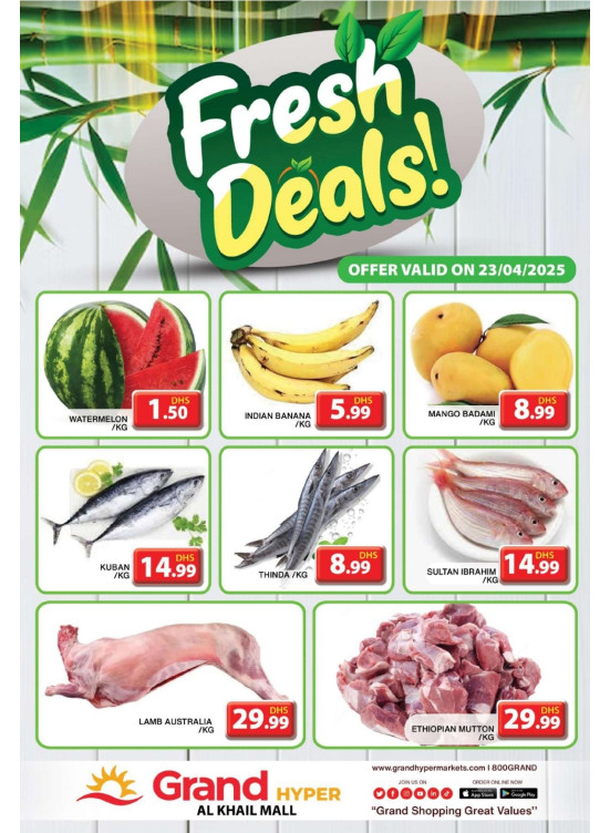 Fresh Deals - Grand Hyper Al Khail Mall