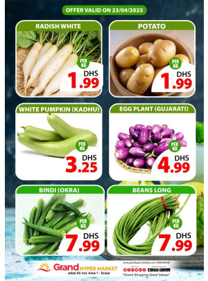 Veggie Wednesday - Grand Hypermarket Jebel Ali