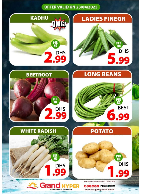Veggie Wednesday - Grand Hyper Muhaisnah