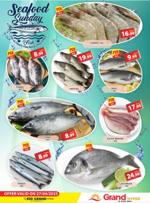 Seafood Sunday - Grand Hyper Al Khail Mall
