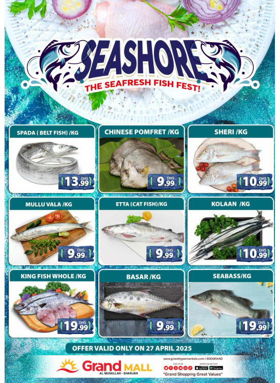 Seafood Sunday - Grand Mall Sharjah