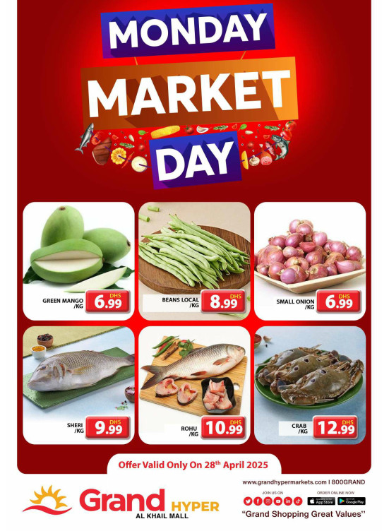 Monday Market Day - Grand Hyper Al Khail Mall