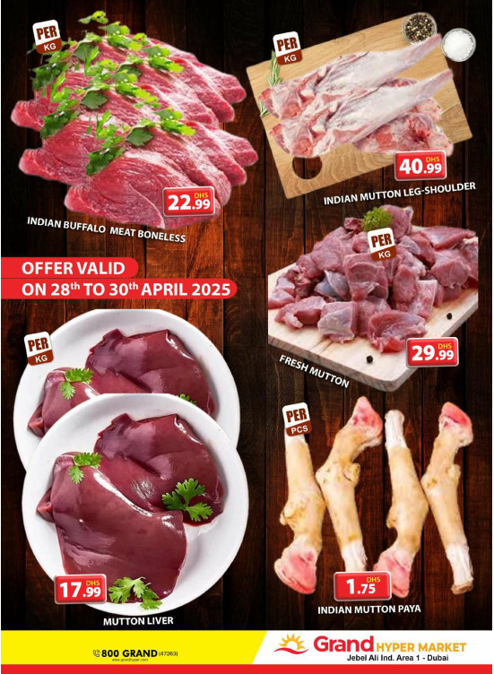 Meat Deals - Grand Hypermarket Jebel Ali