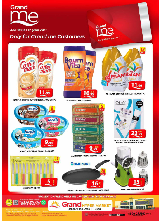 Grand Me Deals - Grand Hypermarket Jebel Ali