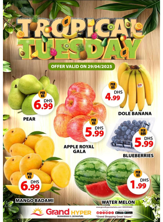 Fruitilicious Tuesday - Grand Hyper Muhaisnah