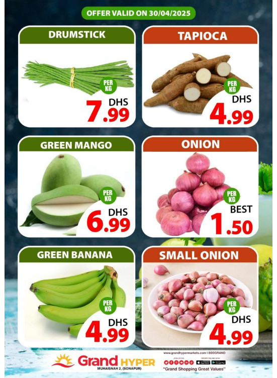 Veggie Wednesday - Grand Hyper Muhaisnah