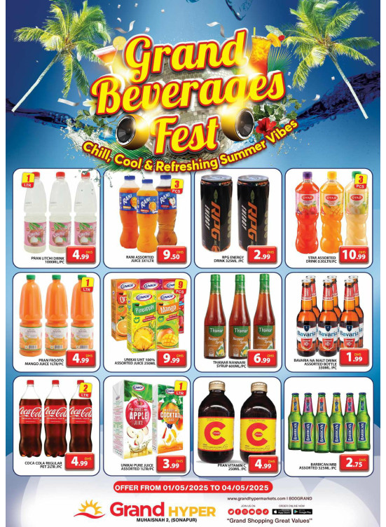 Grand Beverages Feast - Grand Hyper Muhaisnah