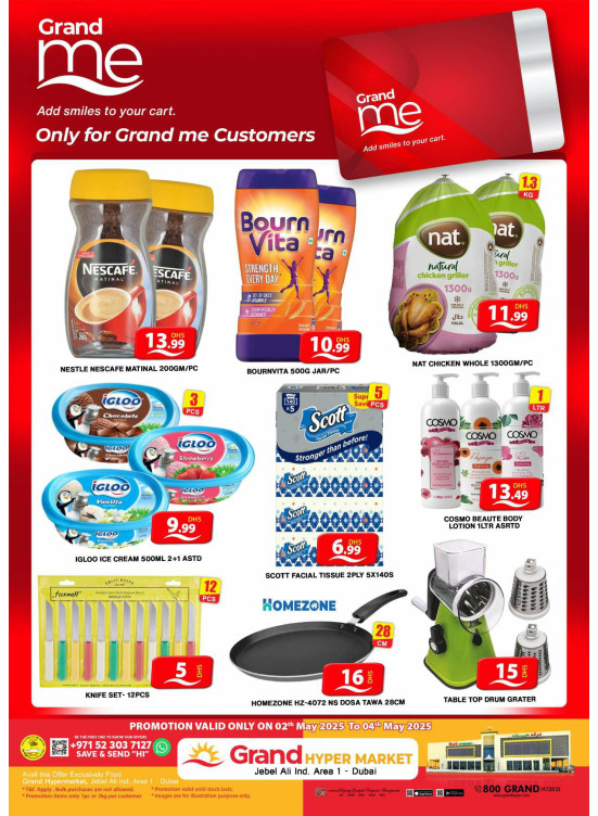 Grand Me Deals - Grand Hypermarket Jebel Ali