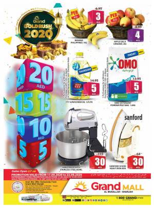 Grand Gold Rush 2020 - Grand Mall Sharjah