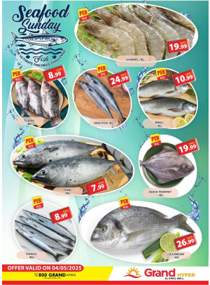 Seafood Sunday - Grand Hyper Al Khail Mall