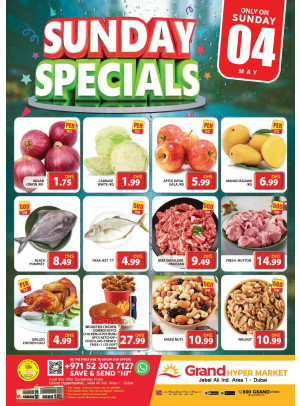 Sunday Specials - Grand Hypermarket Jebel Ali