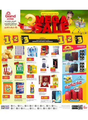 3 Day Mega Sale