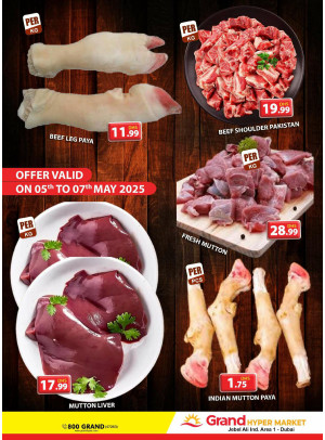 Meat Deals - Grand Hypermarket Jebel Ali