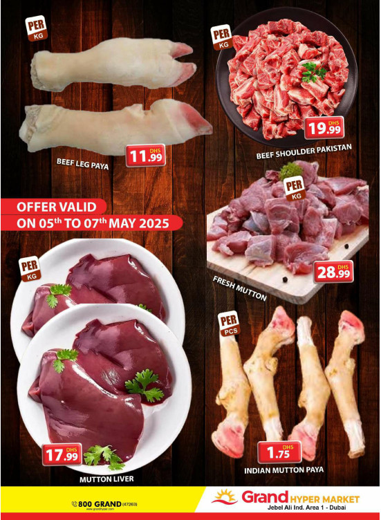 Meat Deals - Grand Hypermarket Jebel Ali