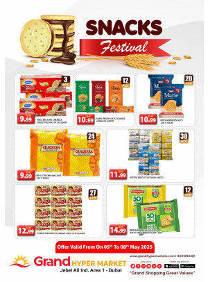 Snacks Festival - Grand Hypermarket Jebel Ali