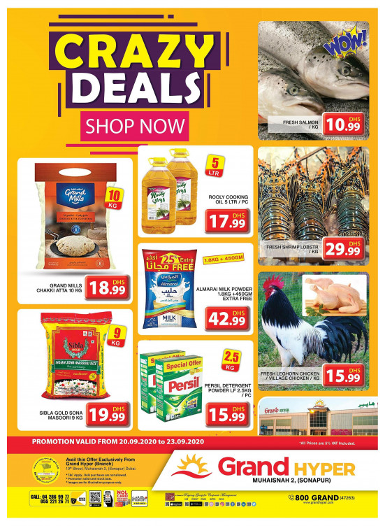 Crazy Deals - Grand Hyper Muhaisnah