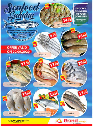 Seafood Sunday - Grand Hyper Al Khail Mall