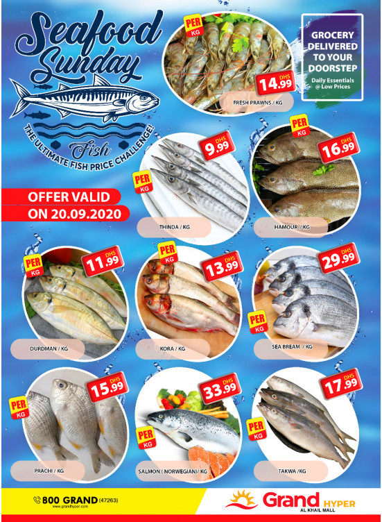 Seafood Sunday - Grand Hyper Al Khail Mall
