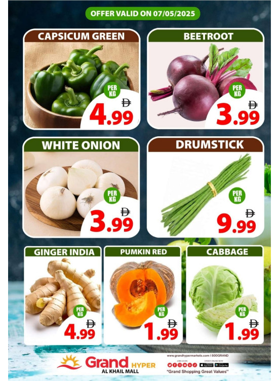 Veggie Wednesday - Grand Hyper Al khail Mall
