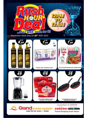 Rush Hour Deal - Grand Hypermarket Jebel Ali