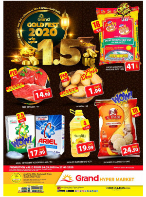 Gold Fest 2020 - Grand Hypermarket Jebel Ali