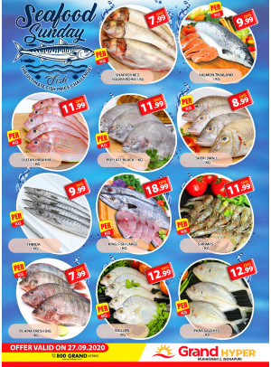Seafood Sunday - Grand Hyper Muhaisnah